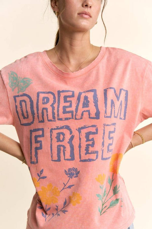 Dream Free Graphic Top