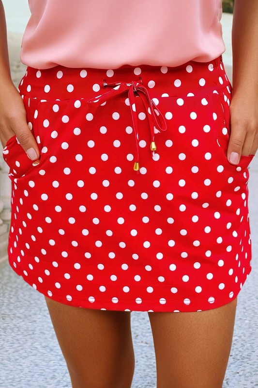 Polka Dot Skort