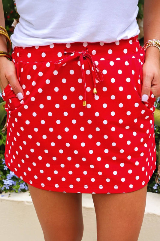 Polka Dot Skort