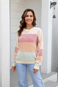 Striped Long Sleeve Pullover Sweater