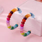 Multi-Color Beaded Earrings