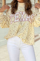 Floral Texas Mock Neck Sweatshirt