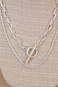 Front Toggle Closure Necklace