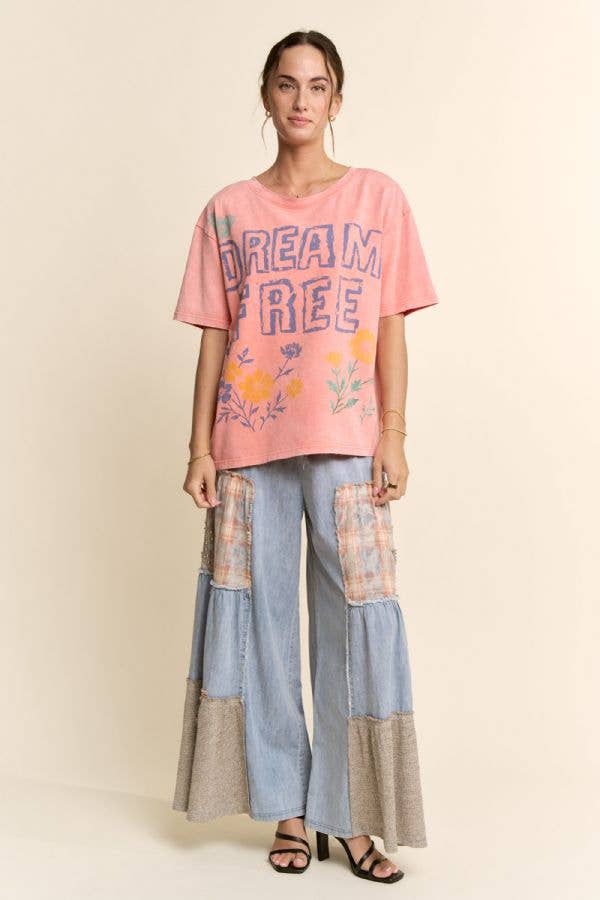 Dream Free Graphic Top
