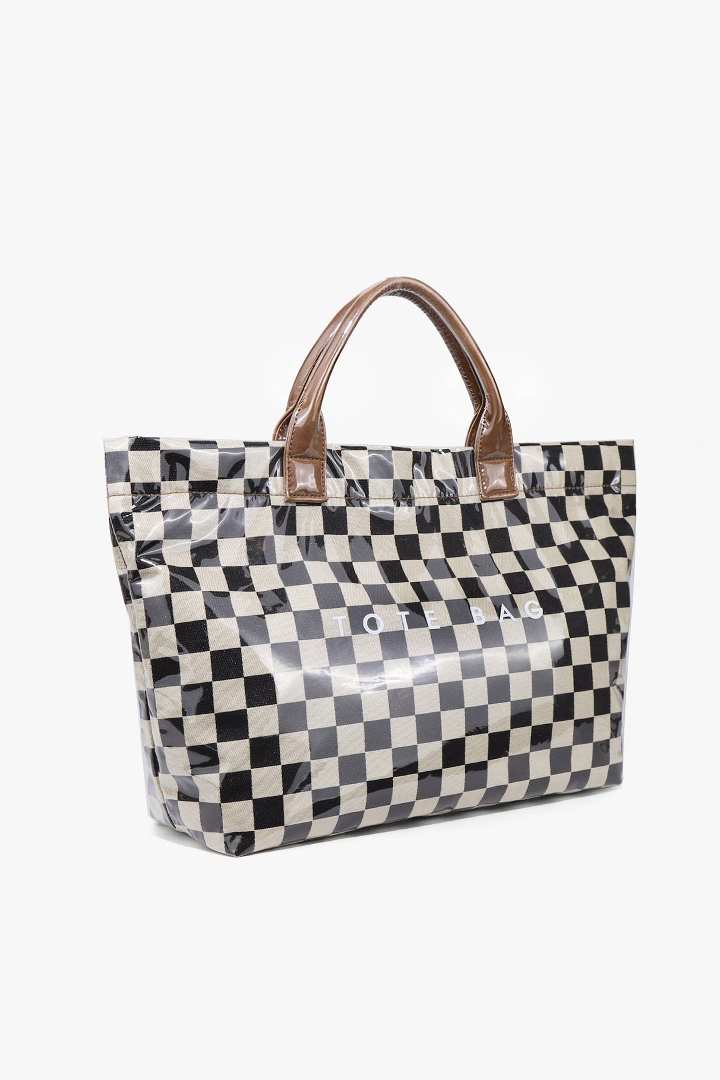 Checkered Tote Bag