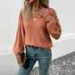 Long Sleeve V-Neck Knit Pullover
