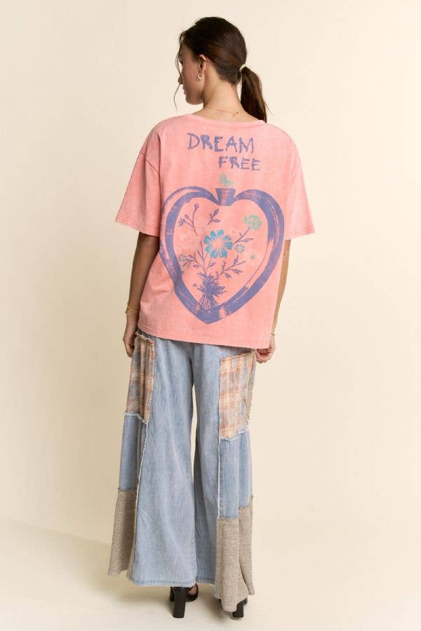 Dream Free Graphic Top