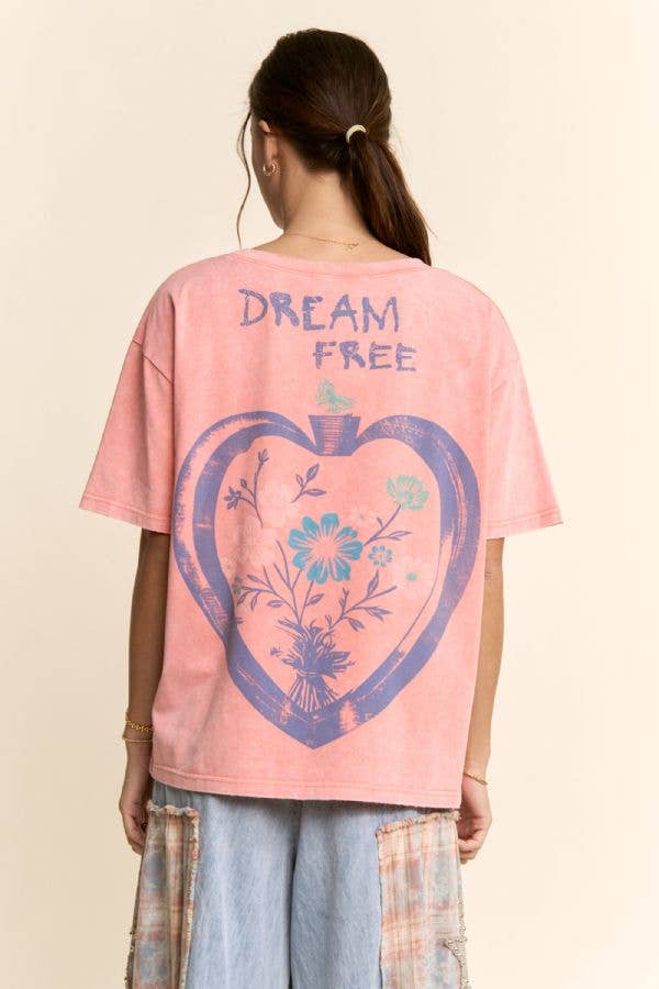 Dream Free Graphic Top