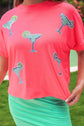 Margaritaville Sequin Patch Top