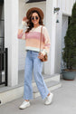 Striped Long Sleeve Pullover Sweater