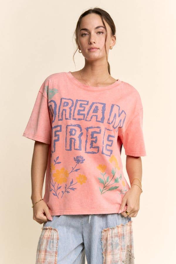 Dream Free Graphic Top
