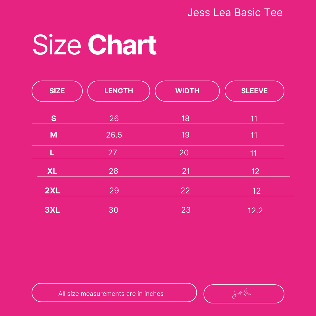 Basic Tee- Hot Pink