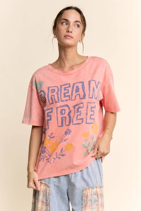 Dream Free Graphic Top