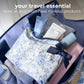 Case-Mate Navy Bow Crinkle Makeup Bag