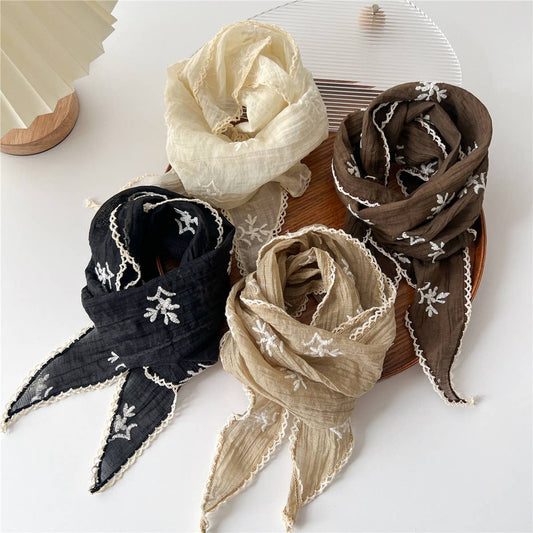 Cotton And Linen Scarf
