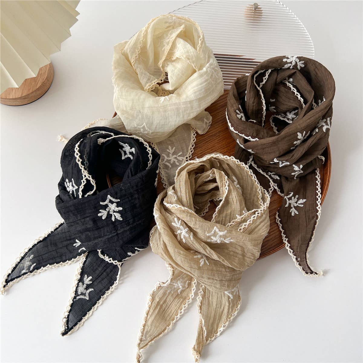 Cotton And Linen Scarf