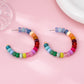 Multi-Color Beaded Earrings