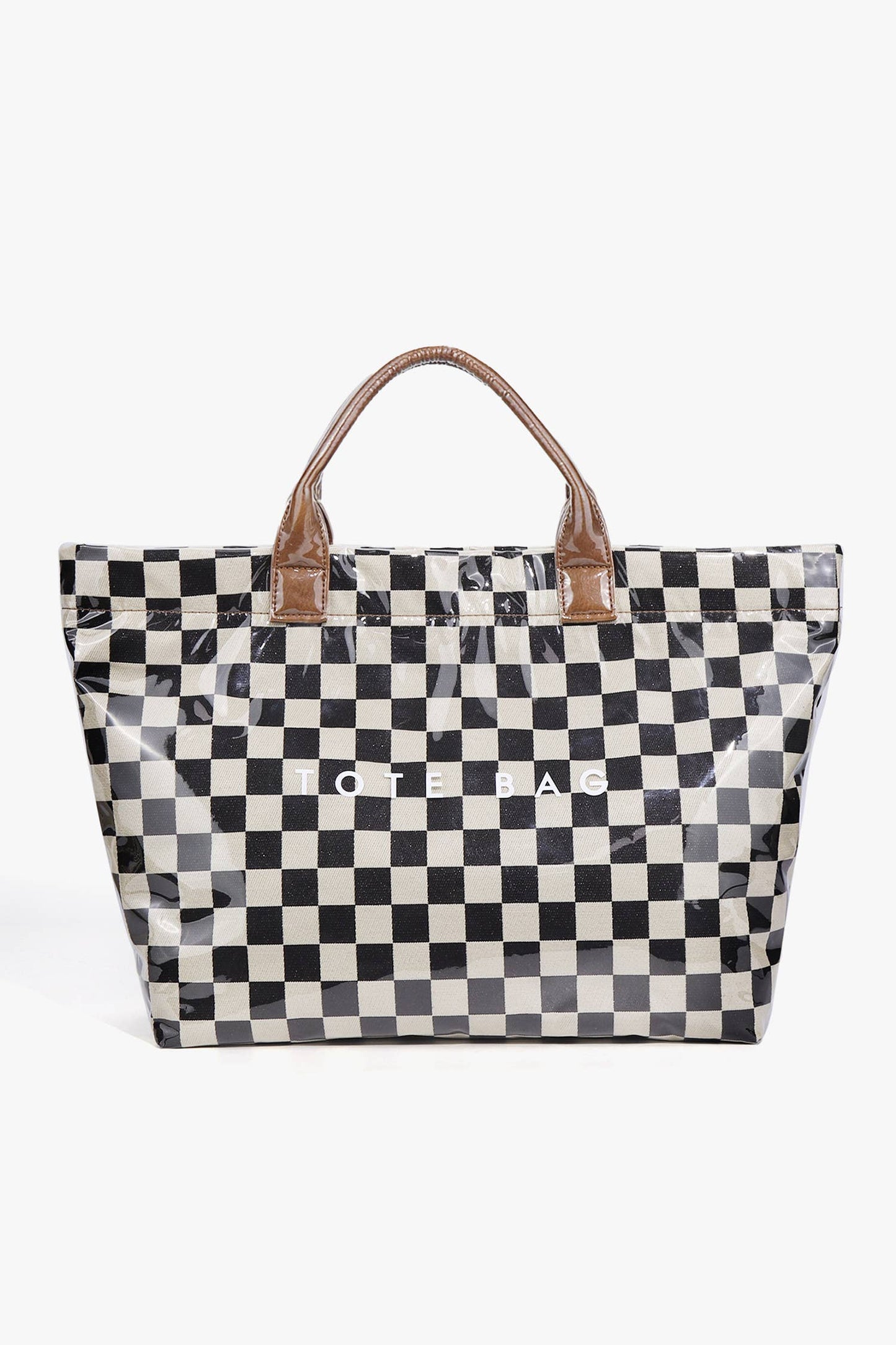 Checkered Tote Bag