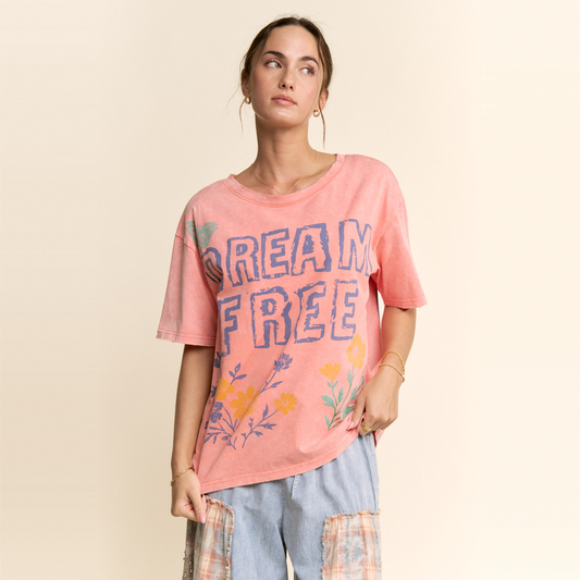 Dream Free Graphic Top
