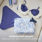 Case-Mate Navy Bow Crinkle Makeup Bag
